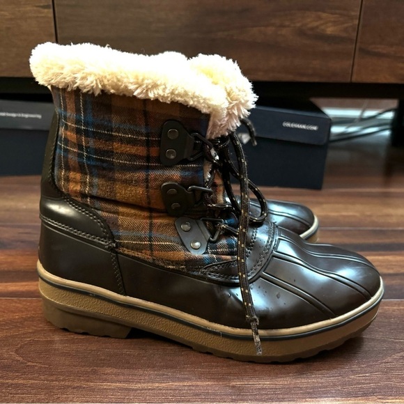 🌿SALE🌿BASS Skeeter Brown Winter Boots Size 9M - Picture 1 of 12